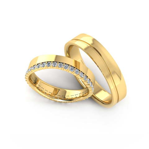 Обручальные кольца из Желтое золото, Белое золото, Платина от Ювелирный салон Эталон 2