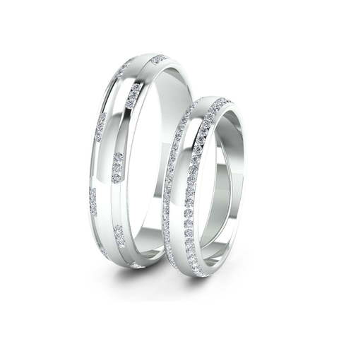 Обручальные кольца из Желтое золото, Белое золото, Платина от Ювелирный салон Эталон 2