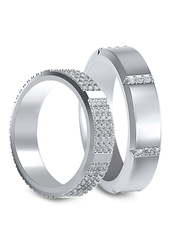 Обручальные кольца из Белое золото, Желтое золото, Платина от Ювелирный салон Эталон 1