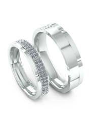 Обручальные кольца из Белое золото, Желтое золото от Ювелирный салон Эталон 1