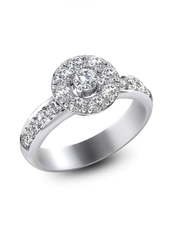 Помолвочное кольцо из Белое золото от Ювелирный салон Эталон 1