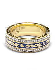 Обручальное кольцо Элеганза из Желтое золото от Ювелирный салон Эталон 1