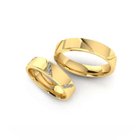 Обручальные кольца из Желтое золото, Белое золото, Платина от Ювелирный салон Эталон 2