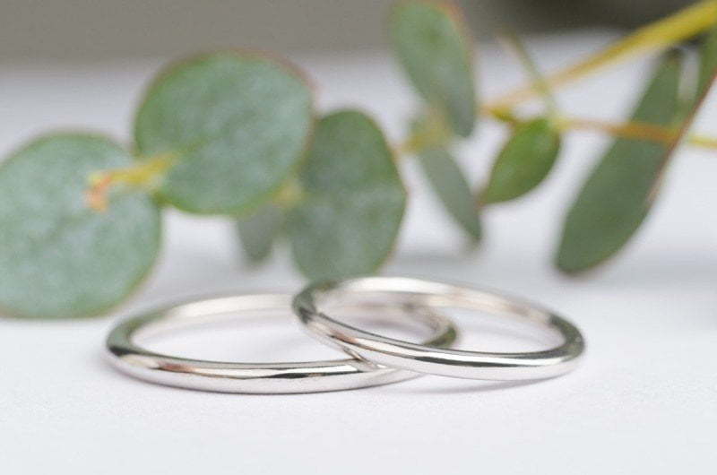 Обручальное кольцо из белого золота AOG-WRB-052 из Белое золото от Ювелирный салон Art of glow 2