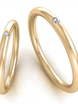 Обручальное кольцо из желтого золота AOG-WRB-051Y из Желтое золото от Ювелирный салон Art of glow 1