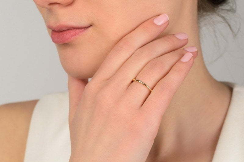 Обручальное кольцо из желтого золота AOG-WRB-051Y из Желтое золото от Ювелирный салон Art of glow 2