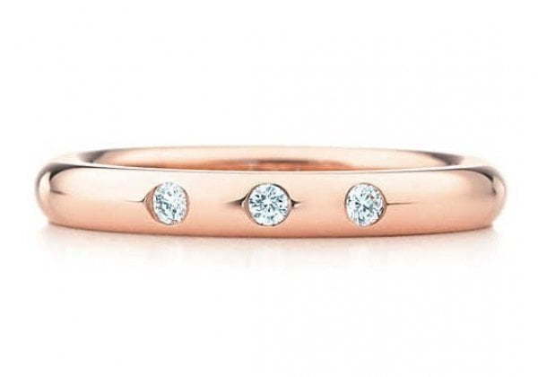 Обручальное кольцо с бриллиантами AOG-WRB-032 из Розовое (красное) золото от Ювелирный салон Art of glow 1