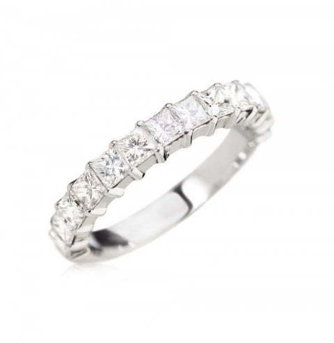 Бриллиантовое обручальное кольцо AOG-WRB-045-1 из Белое золото от Ювелирный салон Art of glow 1