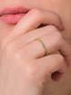 Помолвочное кольцо дорожка с цаворитами AOG-YMR-0014 из Розовое (красное) золото от Ювелирный салон Art of glow 2
