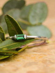 Помолвочное кольцо серебряное с прямоугольным фианитом AOG-YMR-0007S из Серебро от Ювелирный салон Art of glow 2