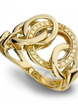 Крупное помолвочное золотое кольцо необычного дизайна AOG-R-02001 из Желтое золото от Ювелирный салон Art of glow 1