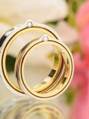 Обручальные кольца с бриллиантами AOG-obr-323 из Комбинированные от Ювелирный салон Art of glow 2