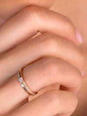 Помолвочное кольцо с бриллиантами AOG-ER-0087 из Желтое золото от Ювелирный салон Art of glow 2