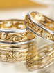 Золотые обручальные кольца AOG-obr-255 из Комбинированные от Ювелирный салон Art of glow 1
