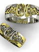 Золотые обручальные кольца AOG-obr-1403-1 из Комбинированные от Ювелирный салон Art of glow 1