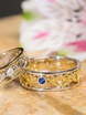 Обручальные кольца с драгоценными камнями AOG-obr-724-1 из Комбинированные от Ювелирный салон Art of glow 1