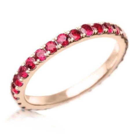 Помолвочное кольцо из красного золота с рубинами AOG-YMR-0020R из Розовое (красное) золото от Ювелирный салон Art of glow 1