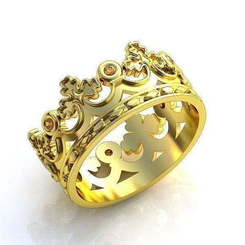 Обручальное кольцо R-KO-1093-11 из Желтое золото от Ювелирный салон Art of glow 1