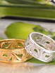 Обручальные кольца с бриллиантами AOG-obr-363 из Белое золото, Желтое золото от Ювелирный салон Art of glow 1