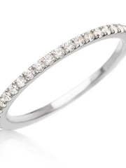 Помолвочное кольцо дорожка с бриллиантами AOG-YMR-0010 из Белое золото от Ювелирный салон Art of glow 1