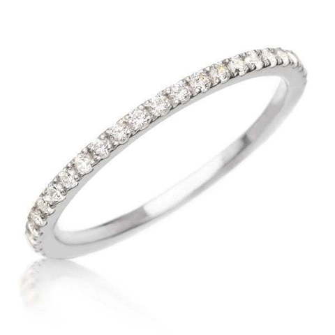 Помолвочное кольцо дорожка с бриллиантами AOG-YMR-0010 из Белое золото от Ювелирный салон Art of glow 1