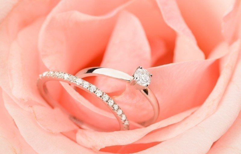 Помолвочное кольцо дорожка с бриллиантами AOG-YMR-0010 из Белое золото от Ювелирный салон Art of glow 4