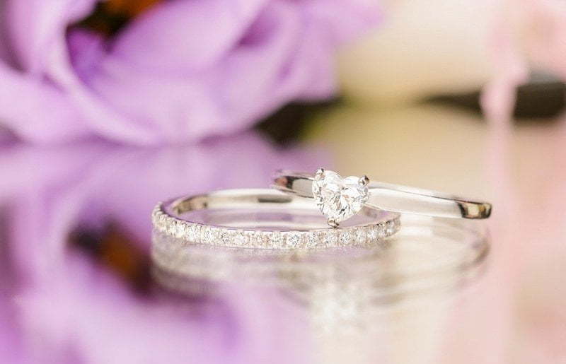 Помолвочное кольцо дорожка с бриллиантами AOG-YMR-0010 из Белое золото от Ювелирный салон Art of glow 5