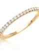 Помолвочное кольцо с дорожкой бриллиантов AOG-YMR-0010Y из Желтое золото от Ювелирный салон Art of glow 1
