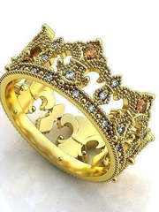 Обручальное кольцо AOG-WR-0012-6 из Желтое золото от Ювелирный салон Art of glow 1