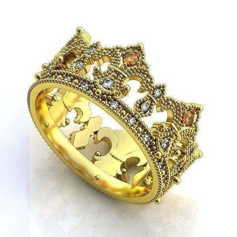 Обручальное кольцо AOG-WR-0012-6 из Желтое золото от Ювелирный салон Art of glow 1