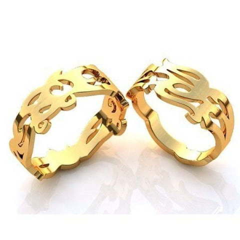 Обручальные кольца из золота R-KO-1109 из Желтое золото от Ювелирный салон Art of glow 1