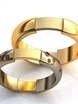 Золотые обручальные кольца с рубинами AOG-obr-828 из Комбинированные от Ювелирный салон Art of glow 1