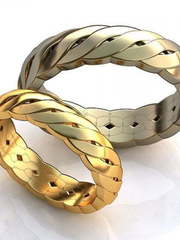 Золотые обручальные кольца AOG-obr-757 из Желтое золото от Ювелирный салон Art of glow 1