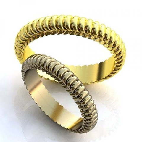 Обручальные кольца из золота AOG-obr-622 из Желтое золото от Ювелирный салон Art of glow 1