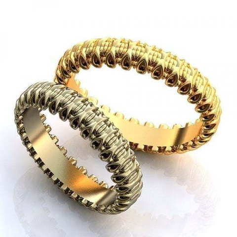 Обручальные кольца из золота AOG-obr-621 из Желтое золото от Ювелирный салон Art of glow 1