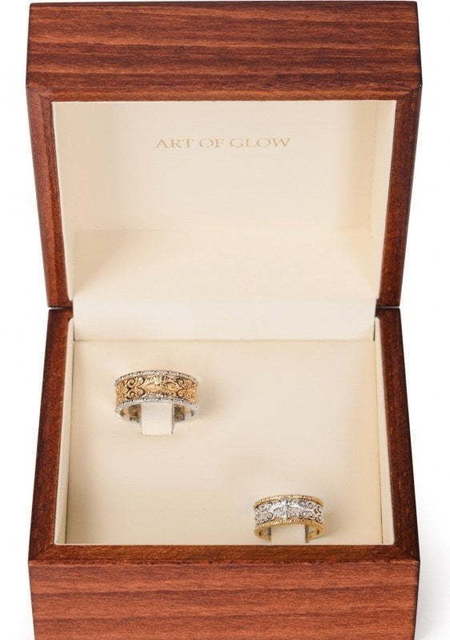 Обручальные кольца из золота AOG-obr-254 из Комбинированные от Ювелирный салон Art of glow 2