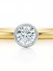 Помолвочное кольцо с бриллиантом AOG-ER-0099-1 из Желтое золото от Ювелирный салон Art of glow 1