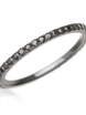 Помолвочное кольцо дорожка с черными бриллиантами AOG-YMR-0013 из Белое золото от Ювелирный салон Art of glow 1