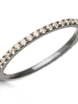 Помолвочное кольцо дорожка с коньячными бриллиантами AOG-YMR-0012 из Белое золото от Ювелирный салон Art of glow 1