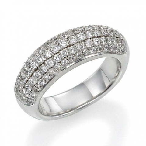 Обручальное кольцо из белого золота с бриллиантами AOF-DR-0017 из Белое золото от Ювелирный салон Art of glow 1