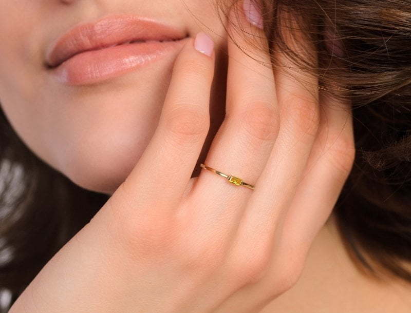 Помолвочное кольцо AOG-YMN-0036S из Серебро от Ювелирный салон Art of glow 2