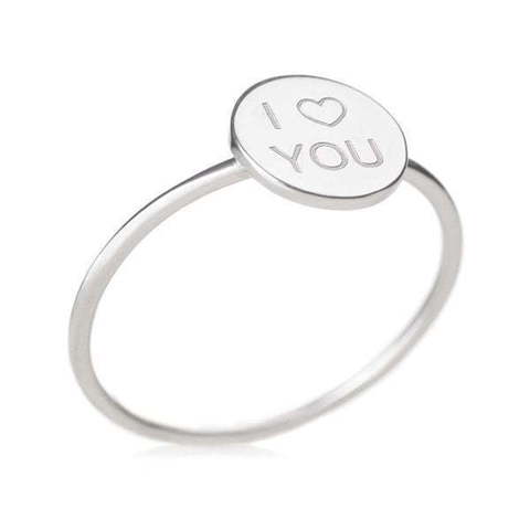 Помолвочное серебряное кольцо с монетой AOG-YMR-0033S из Серебро от Ювелирный салон Art of glow 1