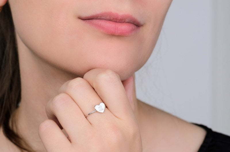 Помолвочное золотое кольцо с монетой AOG-YMR-0036 из Белое золото от Ювелирный салон Art of glow 4