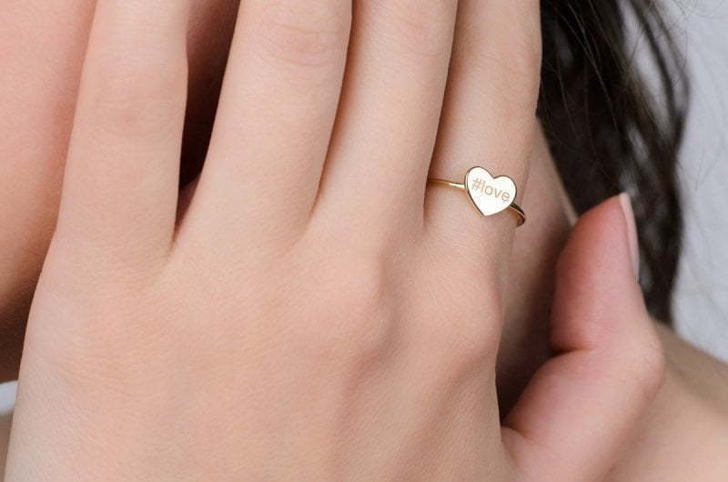 Помолвочное кольцо с монетой AOG-YMR-0037Y из Желтое золото от Ювелирный салон Art of glow 2