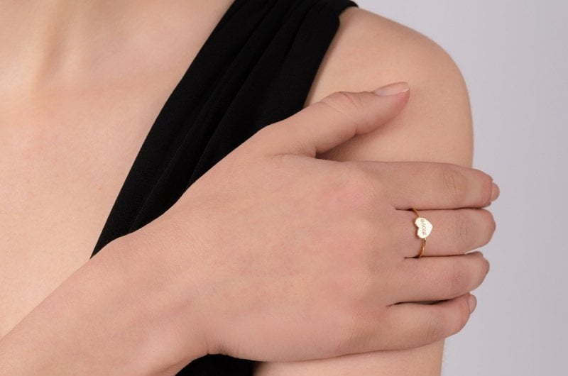 Помолвочное кольцо с монетой AOG-YMR-0037Y из Желтое золото от Ювелирный салон Art of glow 6