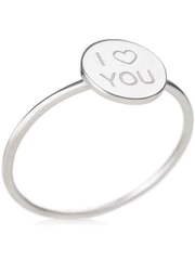 Помолвочное золотое кольцо с монетой AOG-YMR-0033 из Белое золото от Ювелирный салон Art of glow 1