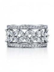 Роскошное широкое обручальное кольцо с бриллиантами AOG-WR-0027-2 из Белое золото от Ювелирный салон Art of glow 1