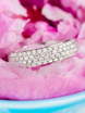 Эксклюзивное обручальное кольцо с бриллиантами AOG-WR-0026-2 из Белое золото от Ювелирный салон Art of glow 2