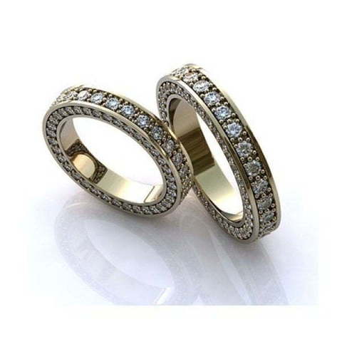Дизайнерское обручальное кольцо с бриллиантами R-KO-1066 из Белое золото от Ювелирный салон Art of glow 1