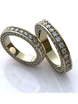 Дизайнерское обручальное кольцо с бриллиантами R-KO-1066 из Белое золото от Ювелирный салон Art of glow 1